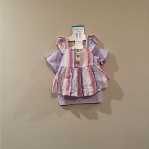 NWT Calvin Klein Jeans Purple and Pink 3-Piece Set